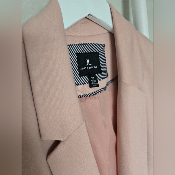 Jules & Leopold Blush Pink Women's Blazer + Free Top - Picture 6 of 10